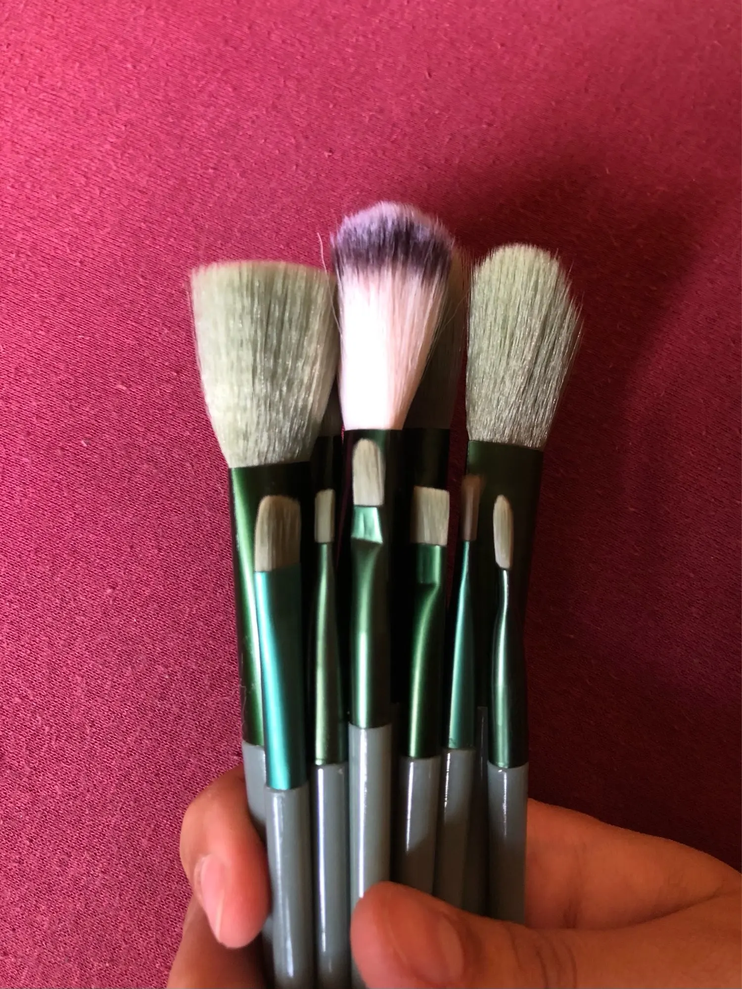 Conjunto de Pincéis para Maquiagem Kit com 13 Unidades + Bag photo review