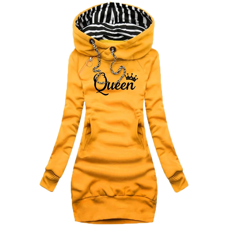 Рисунок 3 - Осенне-зимние женские платья с принтом Queen