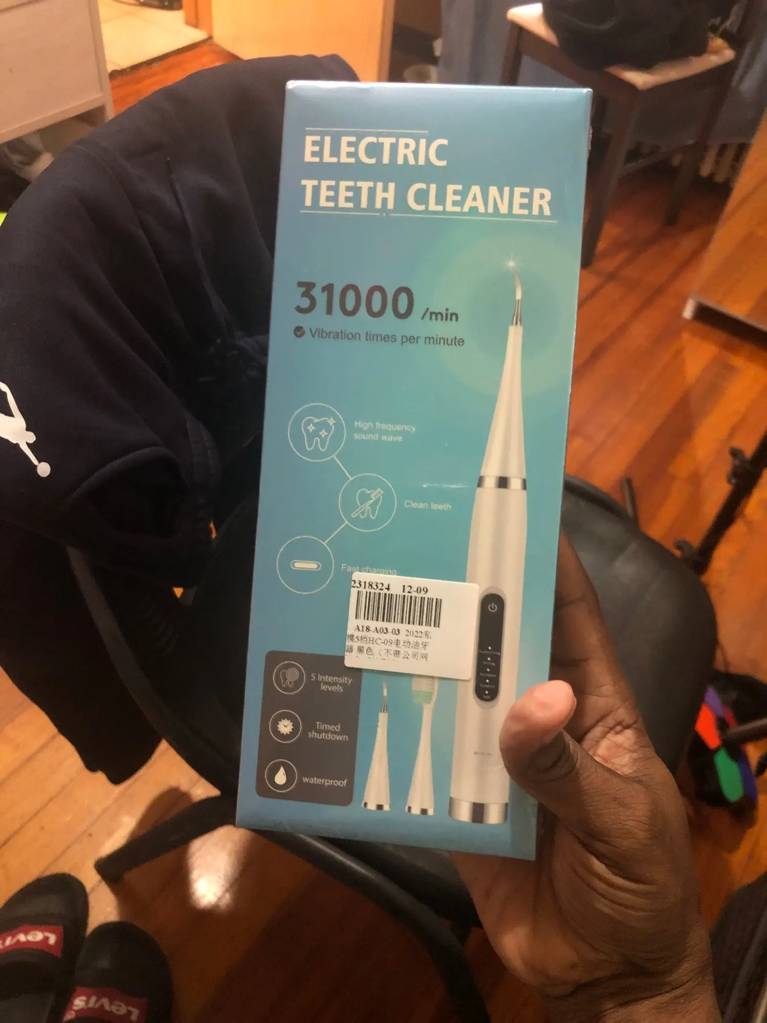 Electric Teeth Whitening Dental Calculus Scaler Plaque Coffee Stain Tartar Removal High Frequency Sonic Toothbrush Teeth Cleaner photo review