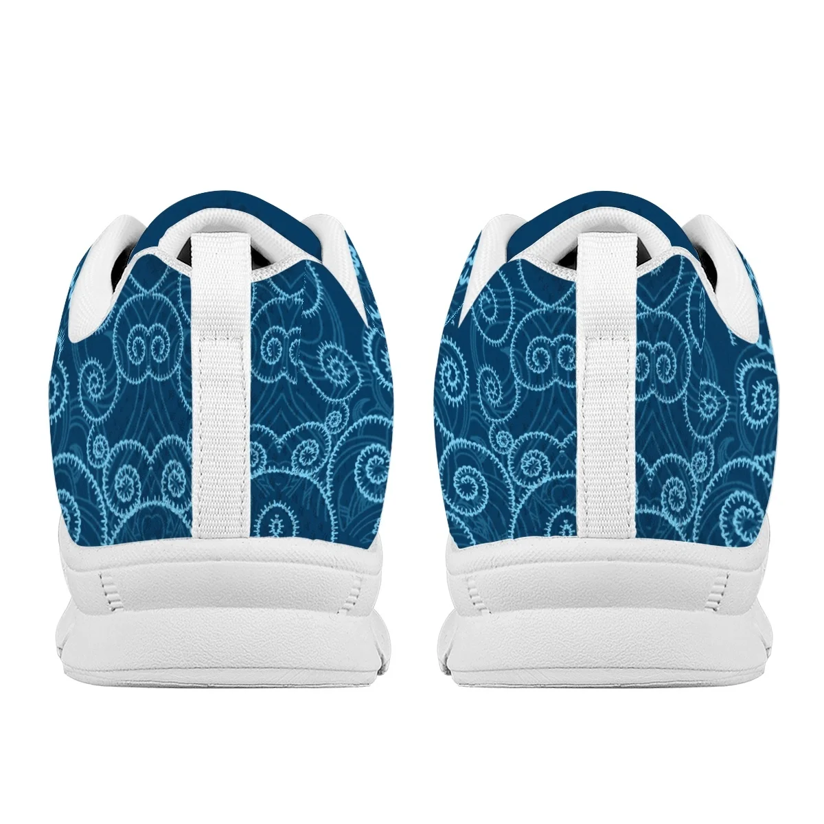 INSTANTARTS Female Nurse Shoes Lightweight Lace-up Sneakers Strong Nurse Girls Paisley Pattern Women's Sport Shoes Zapatos Mujer