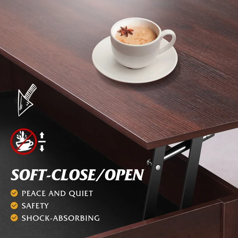 GALAXHERO Lift Top Coffee Table 6