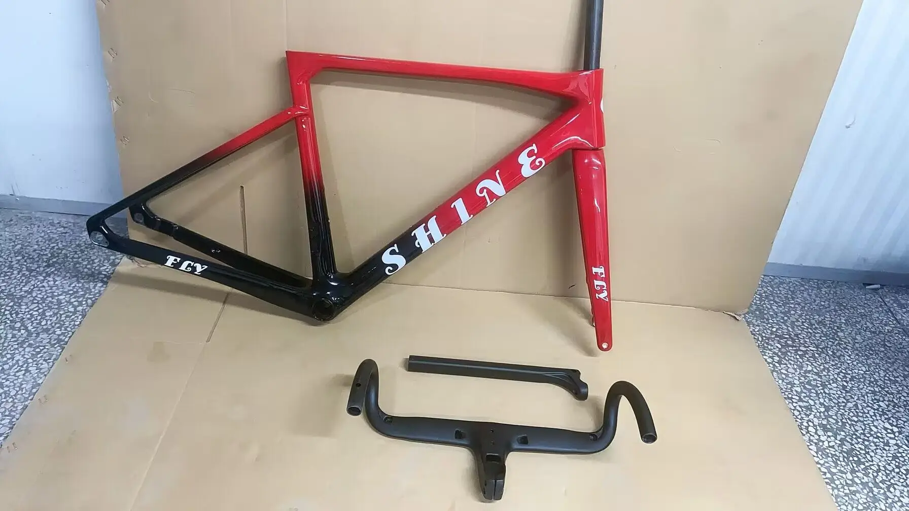 Carbon Bike Frame ud Glossy Rims Cycling Frameset 2 years Warranty