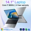 Ultra Slim Laptop Intel Core I7 8650U 14.1 Inch 32GB RAM 2TB SSD Gaming PC for Office Study Windows 11 pro