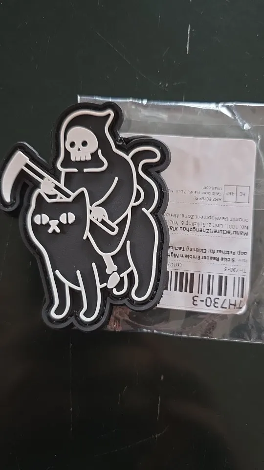 Sickle Reaper Glow PVC Patch photo review