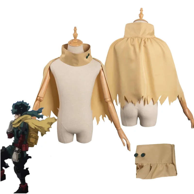 

My Hero Academia Midoriya Izuku Cosplay Costume Cloak Cape Men Women Role Playing Outfits Halloween Carnival Party Disguise Suit