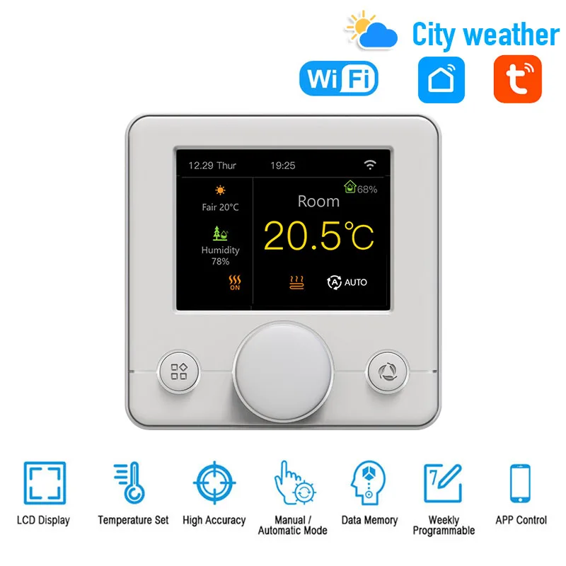 Smart Wifi Thermostat Electric Boiler Heating Control Thermostat