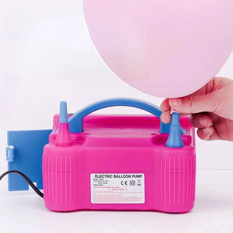 Pompe à ballon électrique, gonfleur portable machine Globos à
