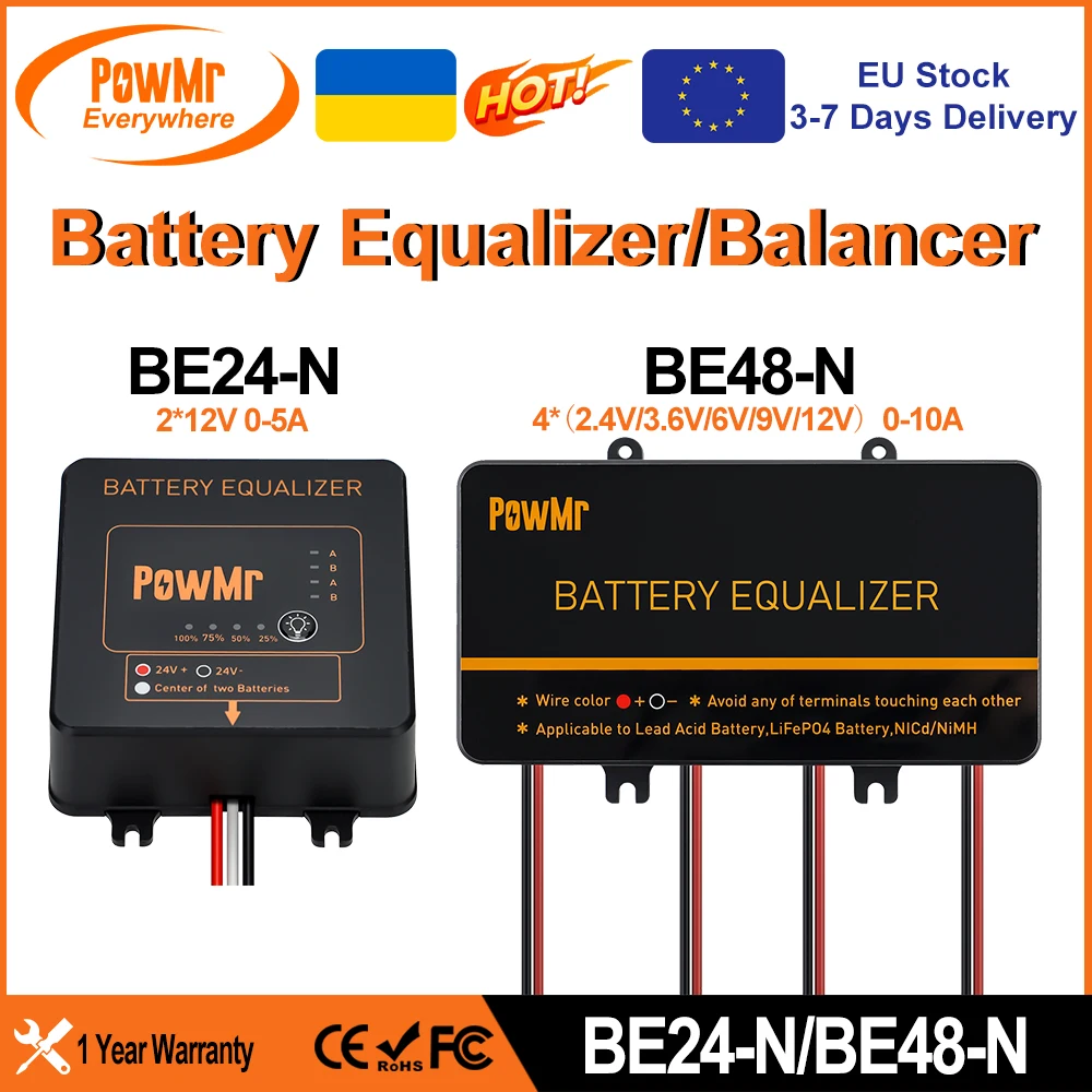 PowMrBatteryEqualizerVoltageBalancerEqualizeVoltageof24V48V