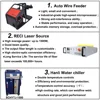 Reci 4 in 1 Fiber Laser Welding Cleaning Cutting Soldering Machine 1500W Handheld Laser Welder For All Metal Rust Removal Clean 4