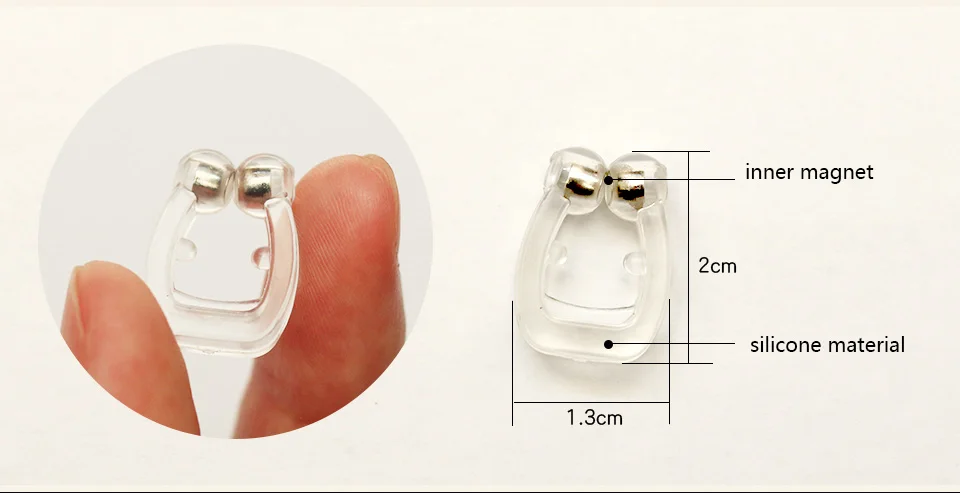 1/4/8 قطعة جهاز مكافحة الشخير مشبك الأنف الجوفاء/المغناطيسي الشخير توقف انقطاع النفس حل توقف Insonia النوم الرجال النساء مكافحة Ronco