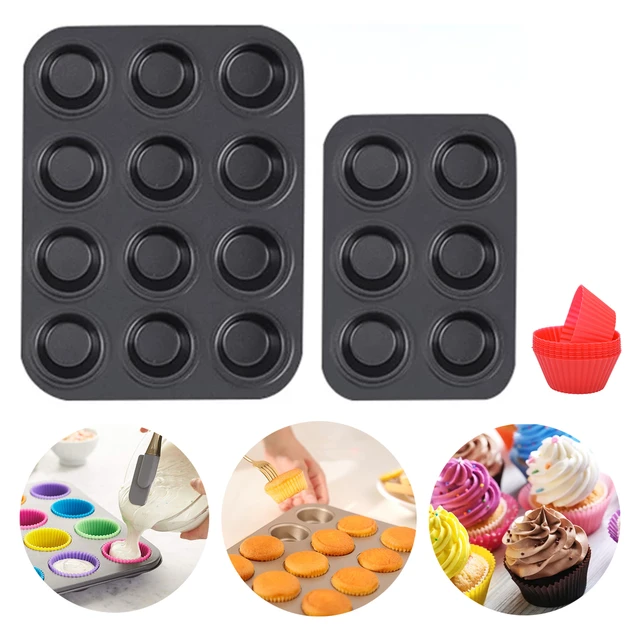  30 Piece Silicone Bakeware Set, Non-Stick Kitchen Oven Baking  Pans, Silicone Cake Molds with Muffin Pan, Round Cake Pan, Donut Pan,  Square Cake Pan, Loaf Pan, Pizza Pan and 24 pcs