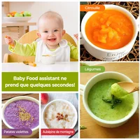 Электрическая мясорубка 5л, нержавеющая сталь 304, 5 скоростей, многофункциональная овощерезка, измельчитель, мясорубка, миксер, детский кухонный комбайн — изображение 5