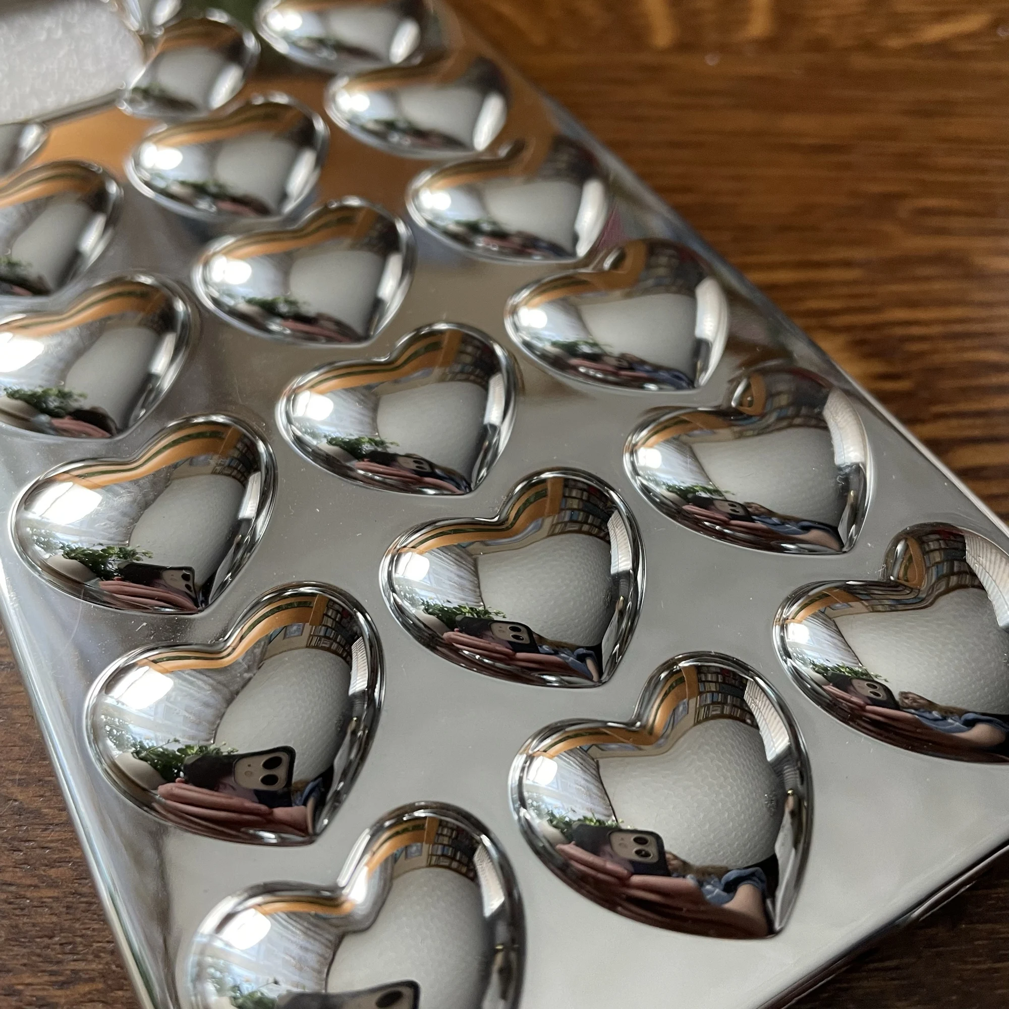 Silver Heart iPhone Case, customer photo
