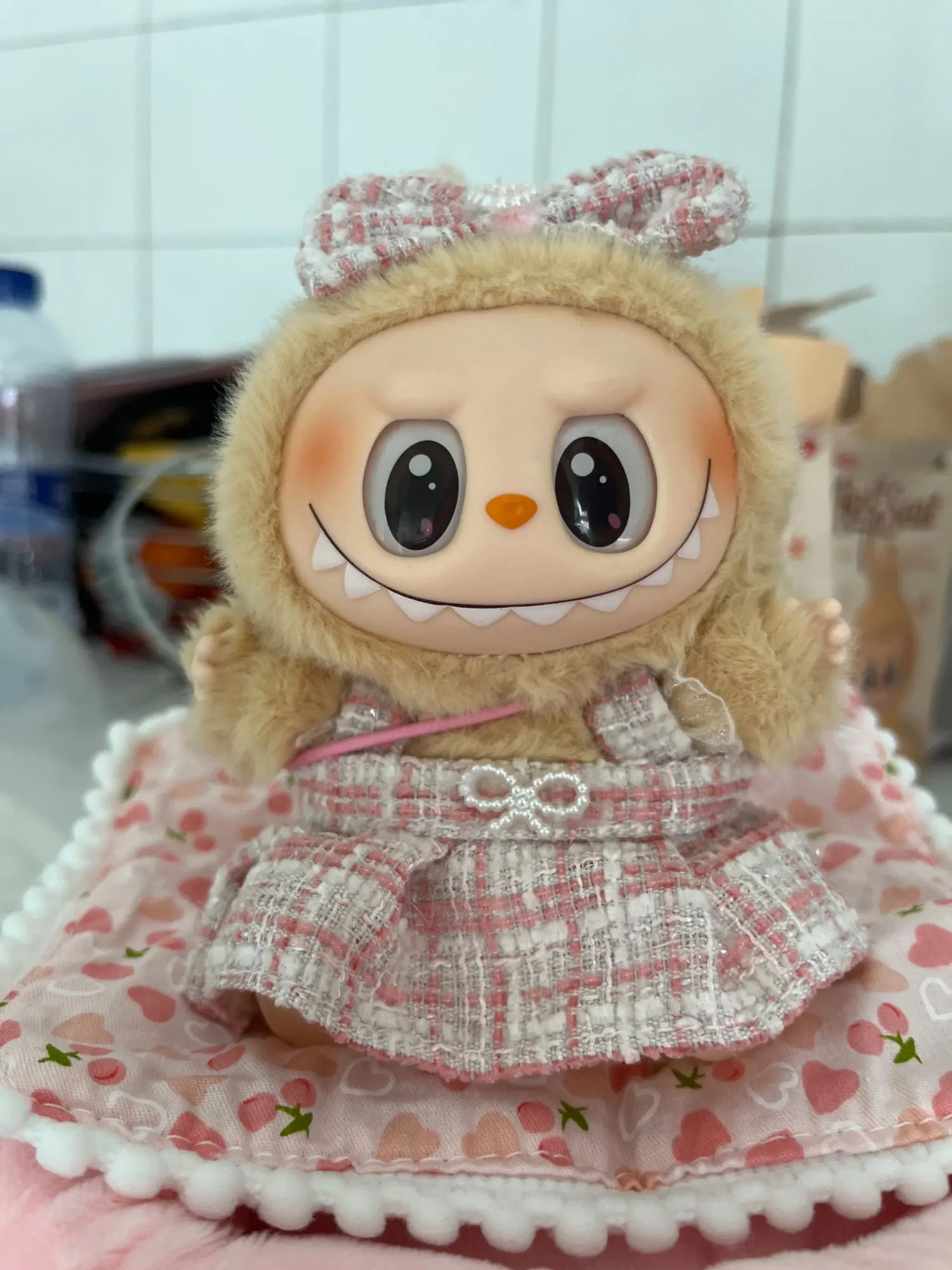 Labubu Doll Clothes - 15/17CM Kpop EXO Idol Suit & Accessories for Plush Dolls photo review