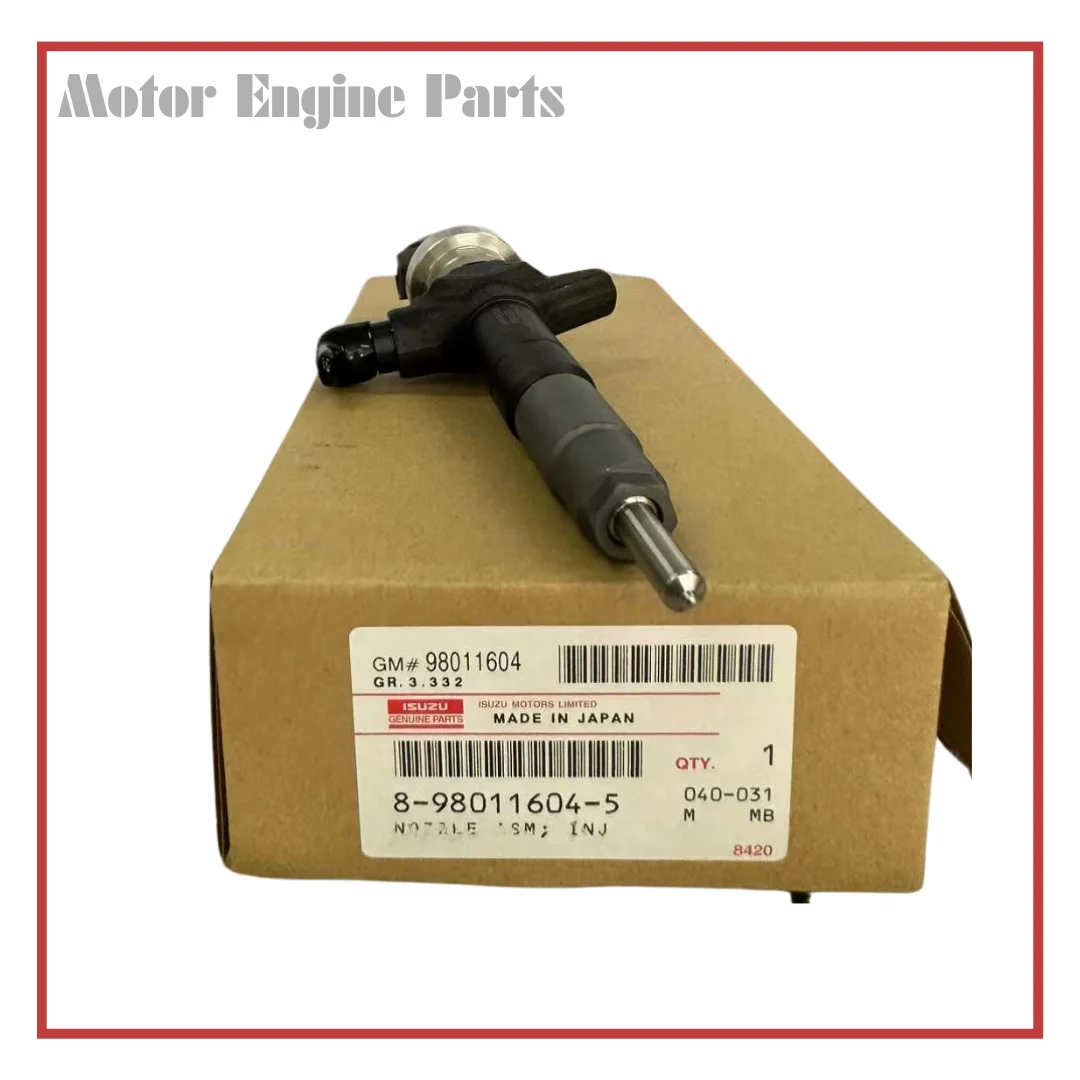 D-MAX, 굴착기 부품용 8-98011604-5 4JJ1 인젝터 (8-98011-604-5, 8980116045)