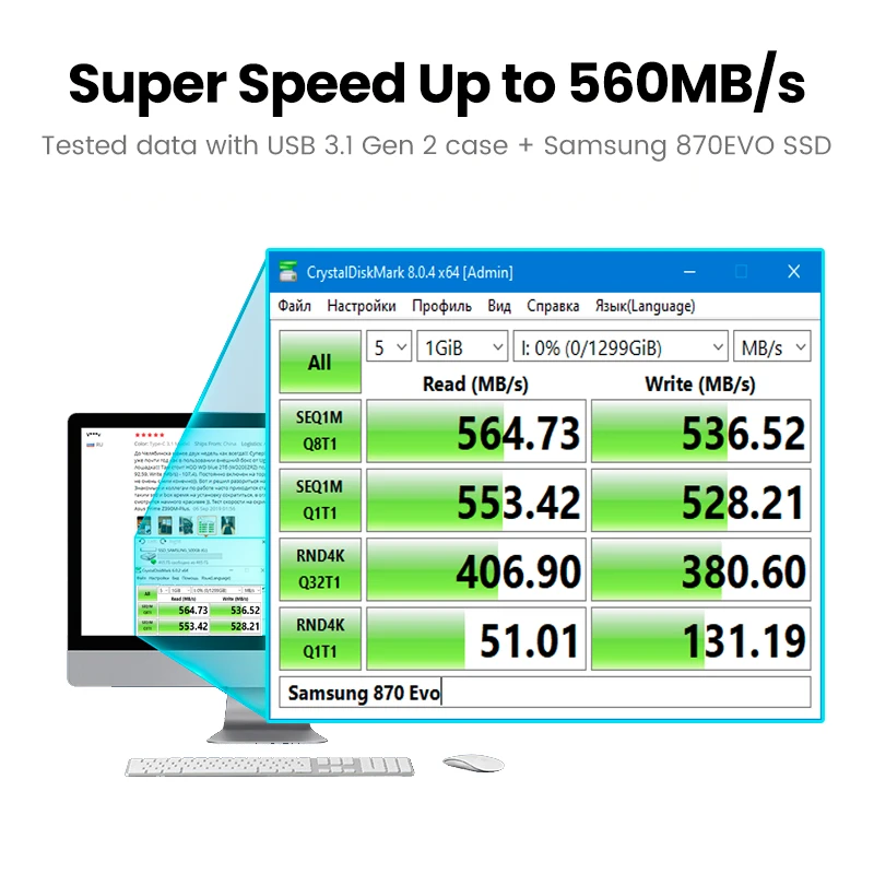 UGREEN HDD ̽ 2.5 ġ SATA-USB 3.0 ϵ ̺ Ŭ, SSD ũ HDD USB C 3.1 Gen 2 ̽ HD , RU Ư Ǹ