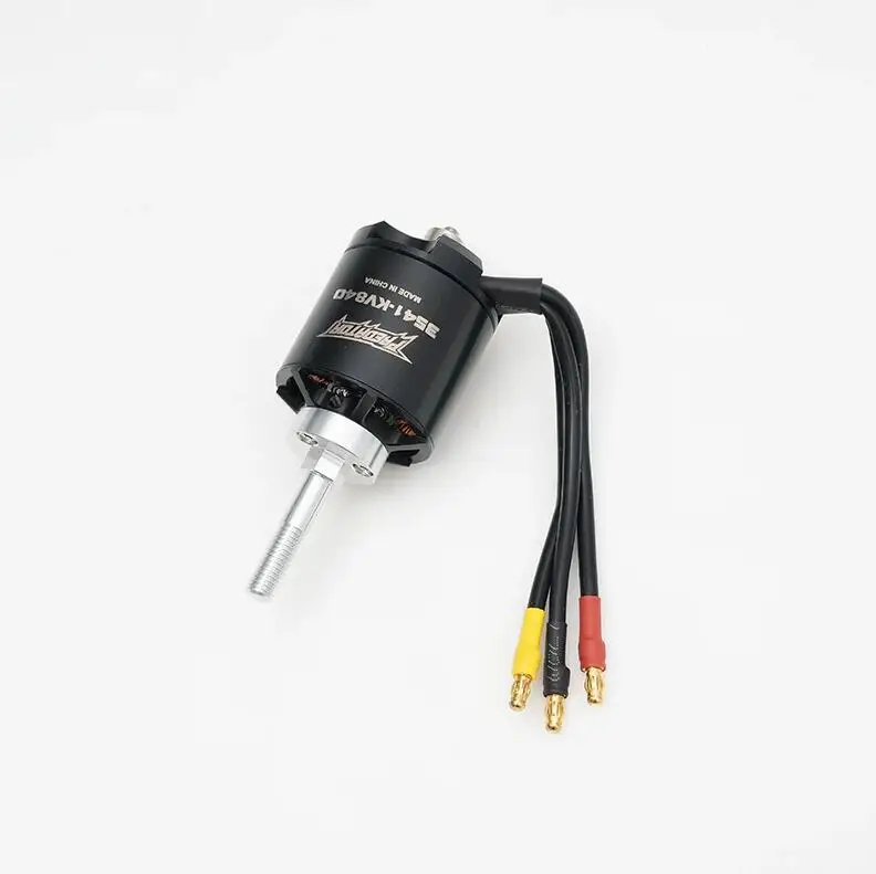 Moteur sans balais FMS 3541 KV840 PRKVX840 avec son câble et connecteurs, pièce de rechange pour avion RC