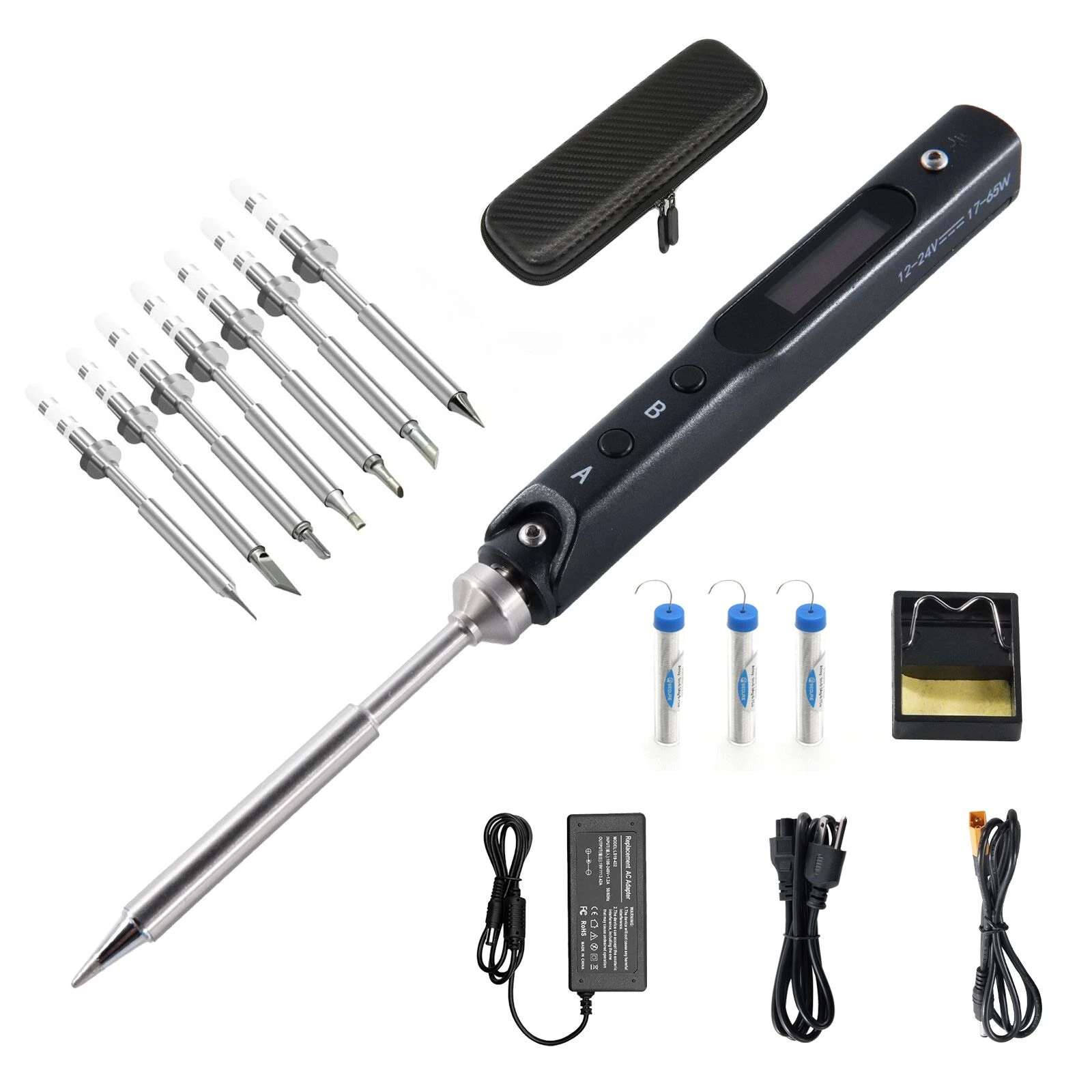 12v Precision Soldering Iron Quick Heating XT60 Tool Kit SEQURE SQ001
