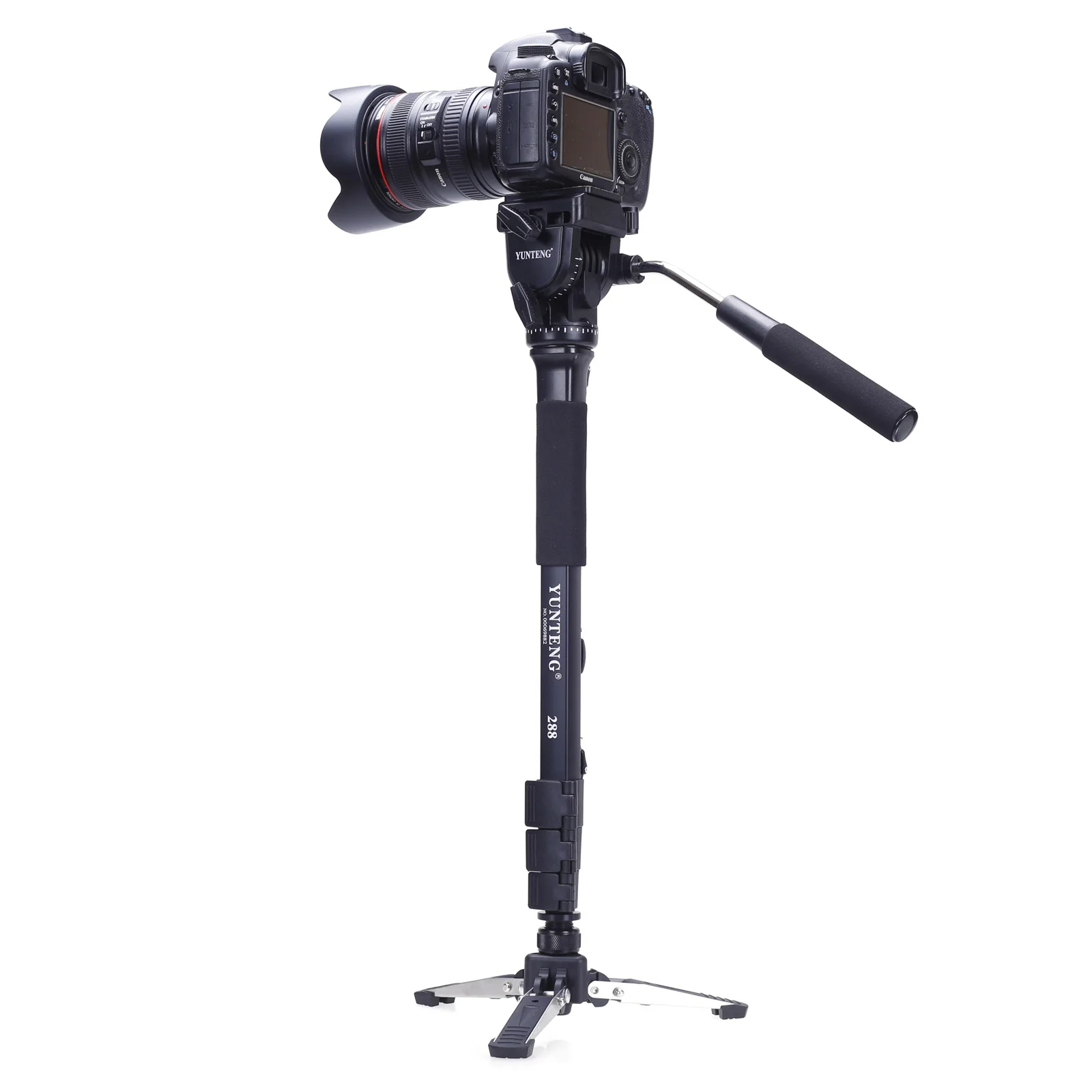 Yunteng VCT-288 Camera Monopod Fluid Pan Head Unipod Holder For Canon Nikon And All DSLR With 1/4" Mount - 44 - View #4