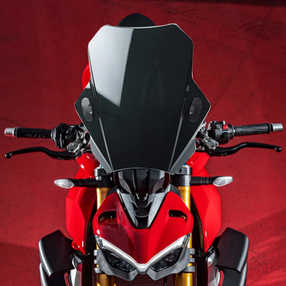 

Чехлы для ветрового стекла DUCATI Streetfighter V4 V4S 2020, защита от дыма на экран, мотоциклетные велосипеды, отражатель, уличный истребитель V2 2022