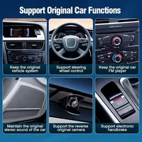 Wireless CarPlay Android Auto Decoder For Audi A4 B8 A5 Q5 S5 MMI 3G 2009-2015 With Bluetooth Mirror Link AirPlay GPS Car Module 5