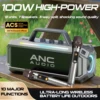ANC 100W Bluetooth Speaker with 3 Way 7-speaker Built-in/dual wireless mic, Hi-Res Audio, Subwoofer, Instrument Input, 12 hours 1