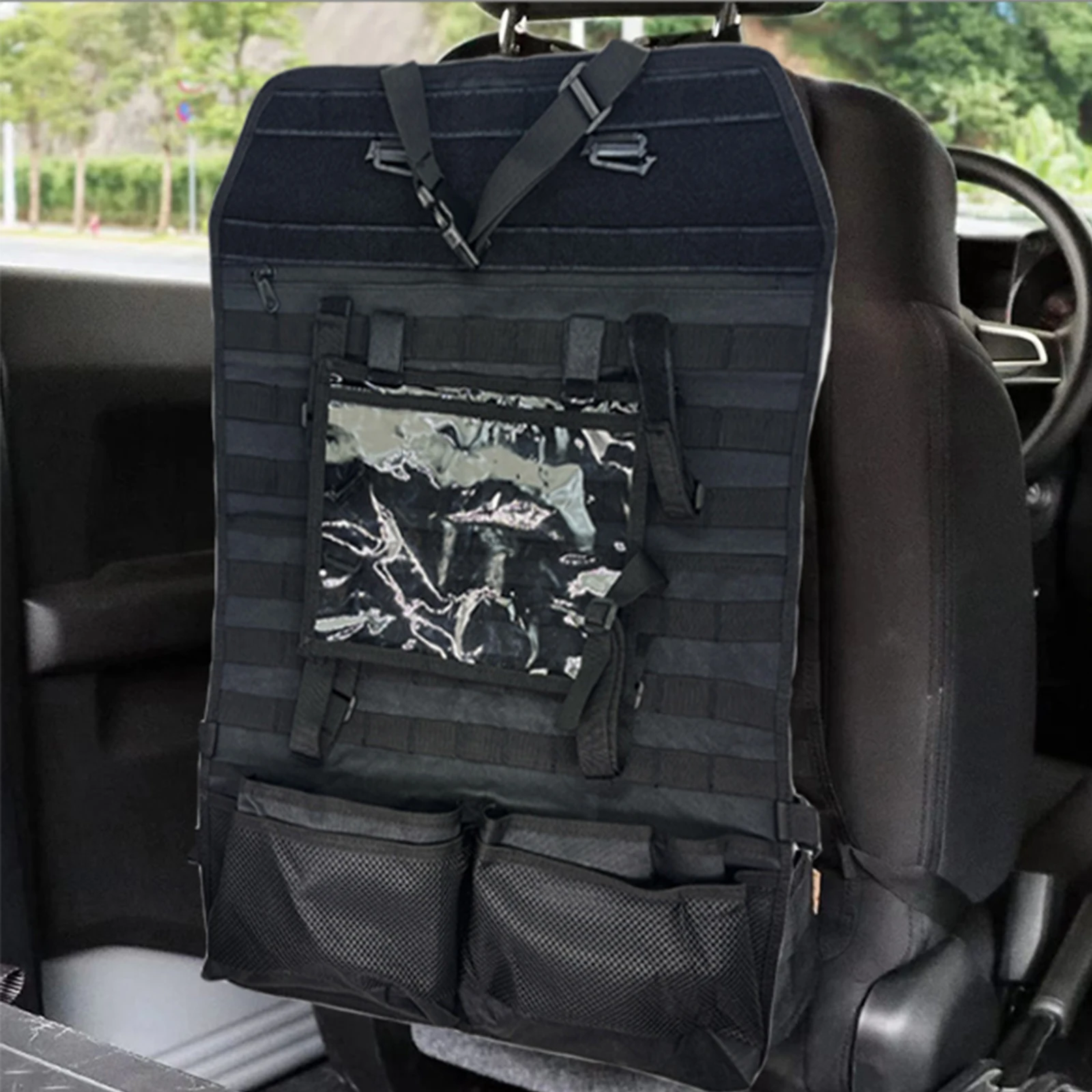 Nylon Car Seat Back Protector Organizer