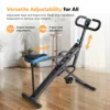 MERACH R07 Squat Machine 2in1 Squat Rowing Machine Easy Setup Foldable Exercise Equipment Glute Trainer Machine Glutes Leg Home Fit