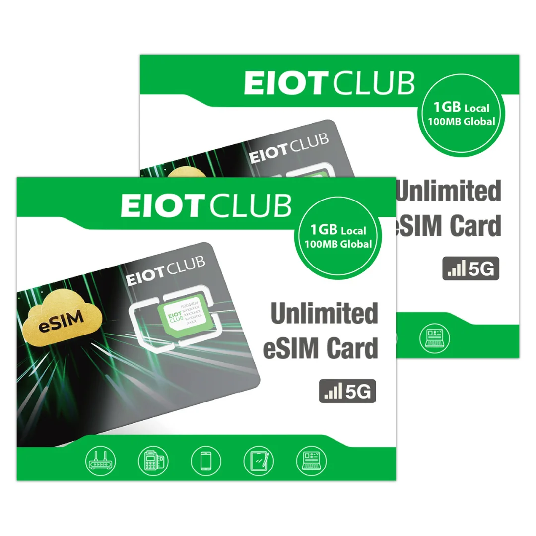 بطاقة EIOTCLUB eSIM لنظام Android وiOS - تنزيل eSI...