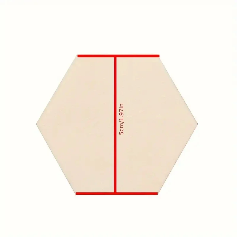 50 Pezzi Esagoni In Legno Di Faggio - Per Decorazioni Fai Da Te E Lavoretti Creativi - Foto 7