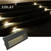 Outdoor Led Stair Step Light 3/5W Waterproof Recessed Wall Corner Lamp Landscape Lighting Footlights For Pathway Stairway Lights 2