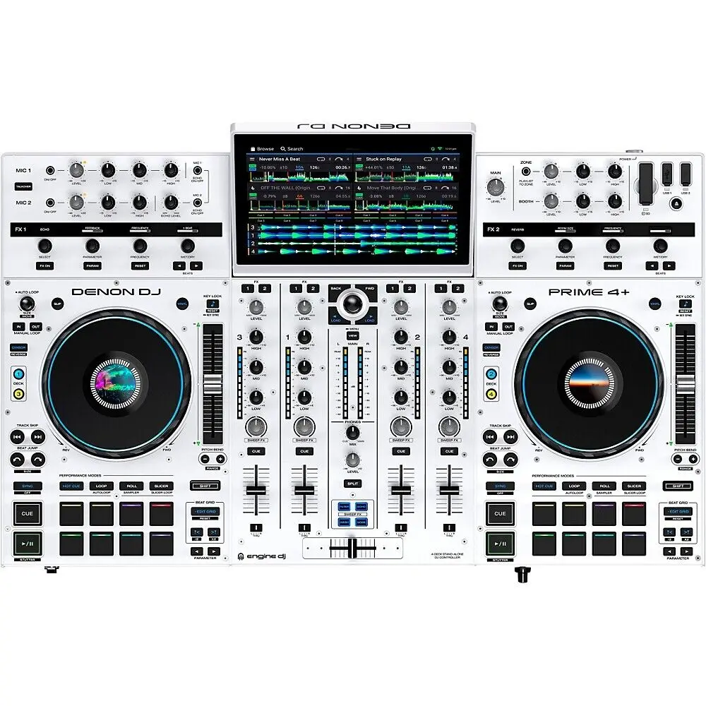 

BRAND NEW UnUsed De__non Dj Prime 4 White - Limited Edition Standalone Controller.
