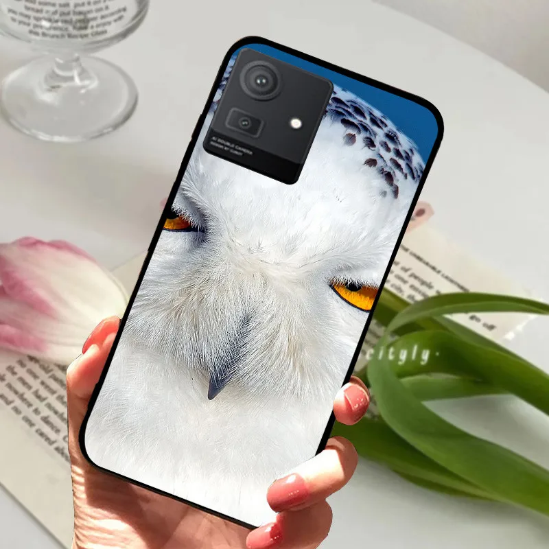 Shockproof Soft TPU Silicone Phone Case with Cartoon Matte Design