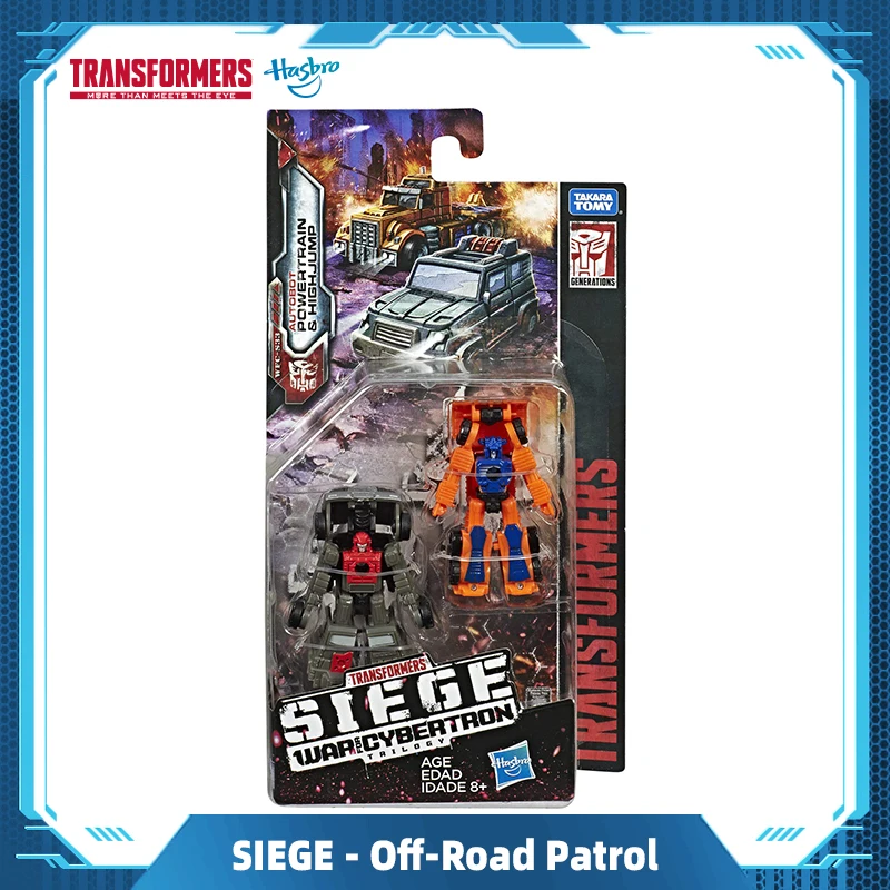 Novità Transformers Generations War For Cybertron Siege Micromaster Wfc-S33 Autobot Off-Road Patrol Confezione Da 2 Giocattoli Regalo E4493