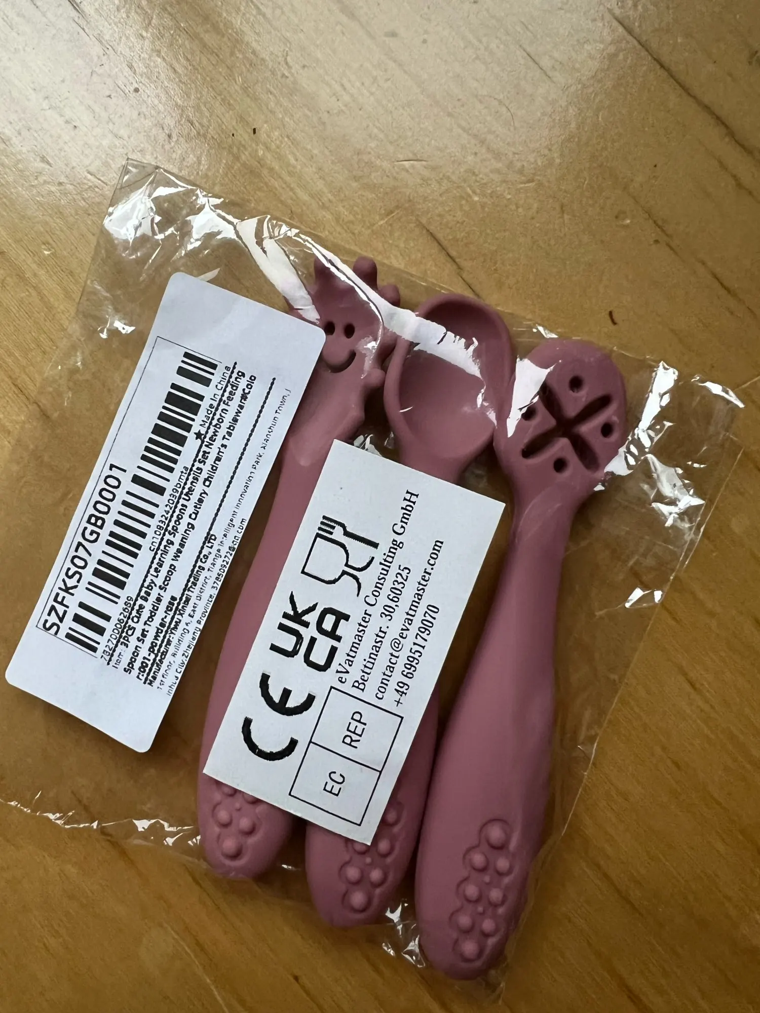 3PCS Cute Baby Learning Spoons Utensils Set Newborn Feeding Spoon Set Toddler Scoop Weaning Cutlery Children‘s Tablewar photo review