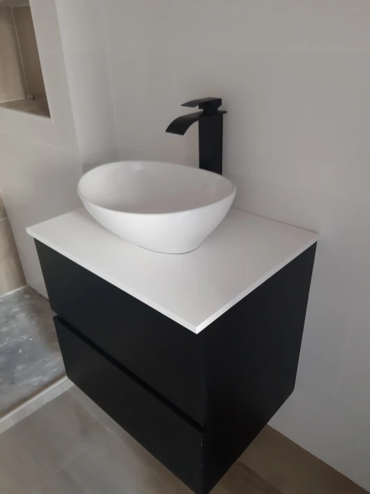 Robinet de salle de bain noir photo review