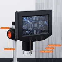 4.3 Inch LCD Digital Microscope 1080P 50-1000x Coin Microscopio Zoom Stereo Camera for Electronics Repair PCB 4