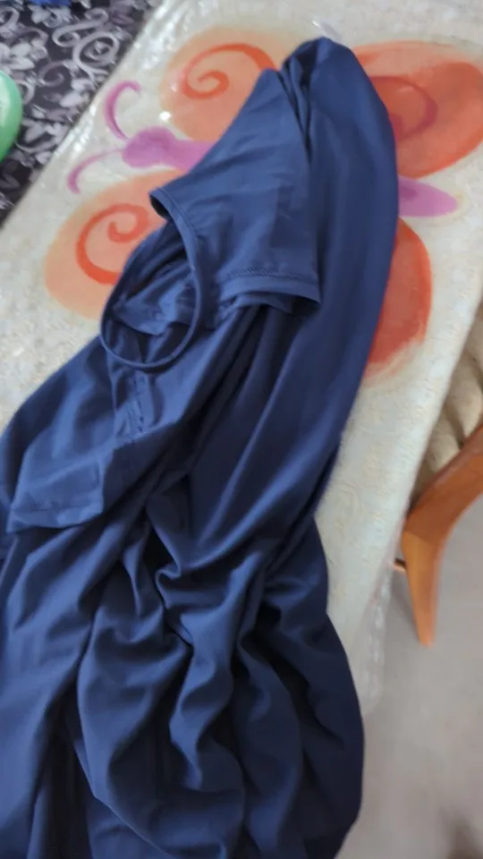 Luxe Polyester Wrap Beach Dress - Flattering Summer Cover-Up photo review