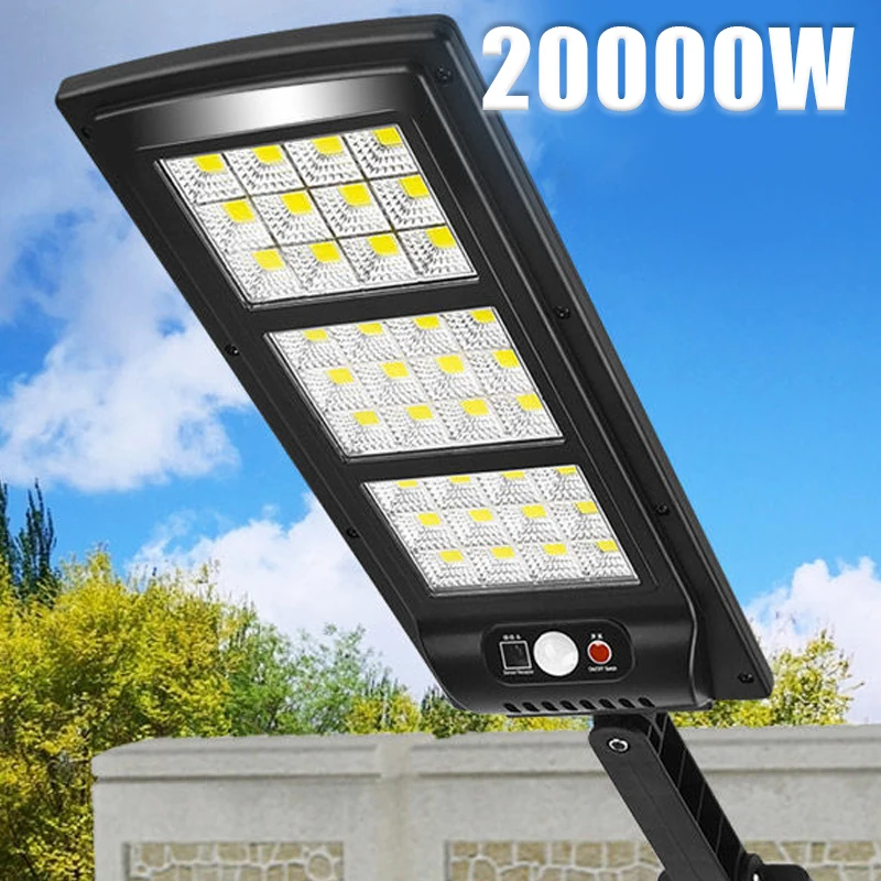 Powerful Solar Lights Outdoor 30000w Solar Light Of Motion Sensor Solar Lamps Waterproof Solar Garden Light Street Yard Light