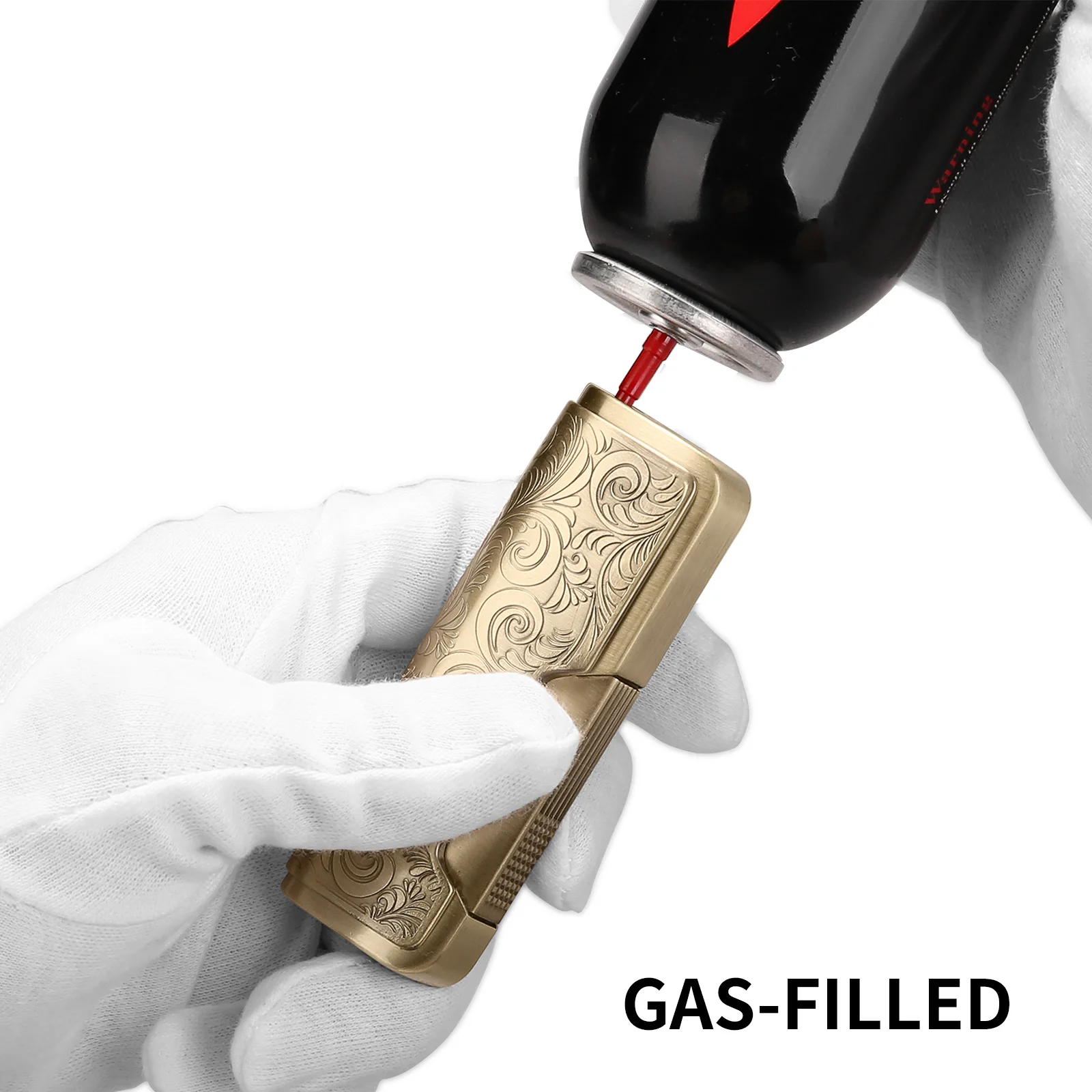 Torch Cigar Lighter Windproof Inflatable Metal Cigarette Lighter Stronger Fire Cigar For BBQ Kitchen Men's Gift With Box bbq lighter butane gas lighter cigarette lighter