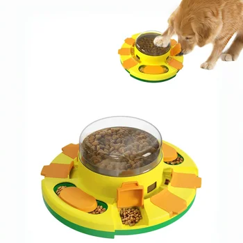Interactive Puzzle Toy for Dogs Enrichment Pet Slow Feeder Dispenser for Dry Food and Treat Dispenser (All Breed Sizes) 1