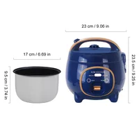 Mini cuiseur à riz électrique 1,8 L, multifonction, antiadhésif, intelligent, mécanique, pour la maison, cuiseur vapeur, pot à riz pour faire bouillir de l'eau, des soupes de riz 2