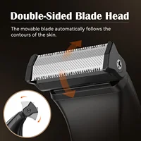MAXGROOM Electric Body Hair Trimmer Bidirectional Shaving Waterproof Double-edged Razor Blade Groin Pubic Ball Trimmer for Men 2