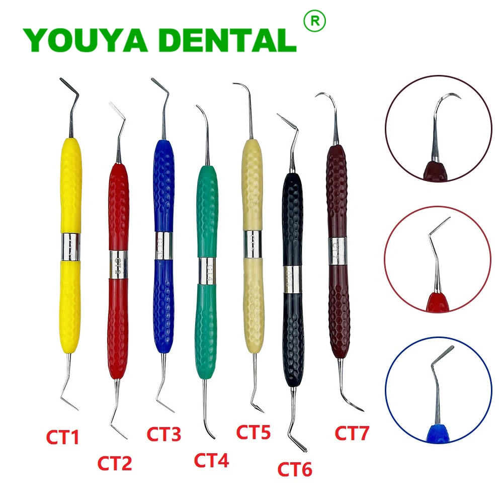 

7pcs Dental Composite Resin Filling Spatula Aesthetic Restoration Set Resin Filled Repair Equipment Dentist Instrument