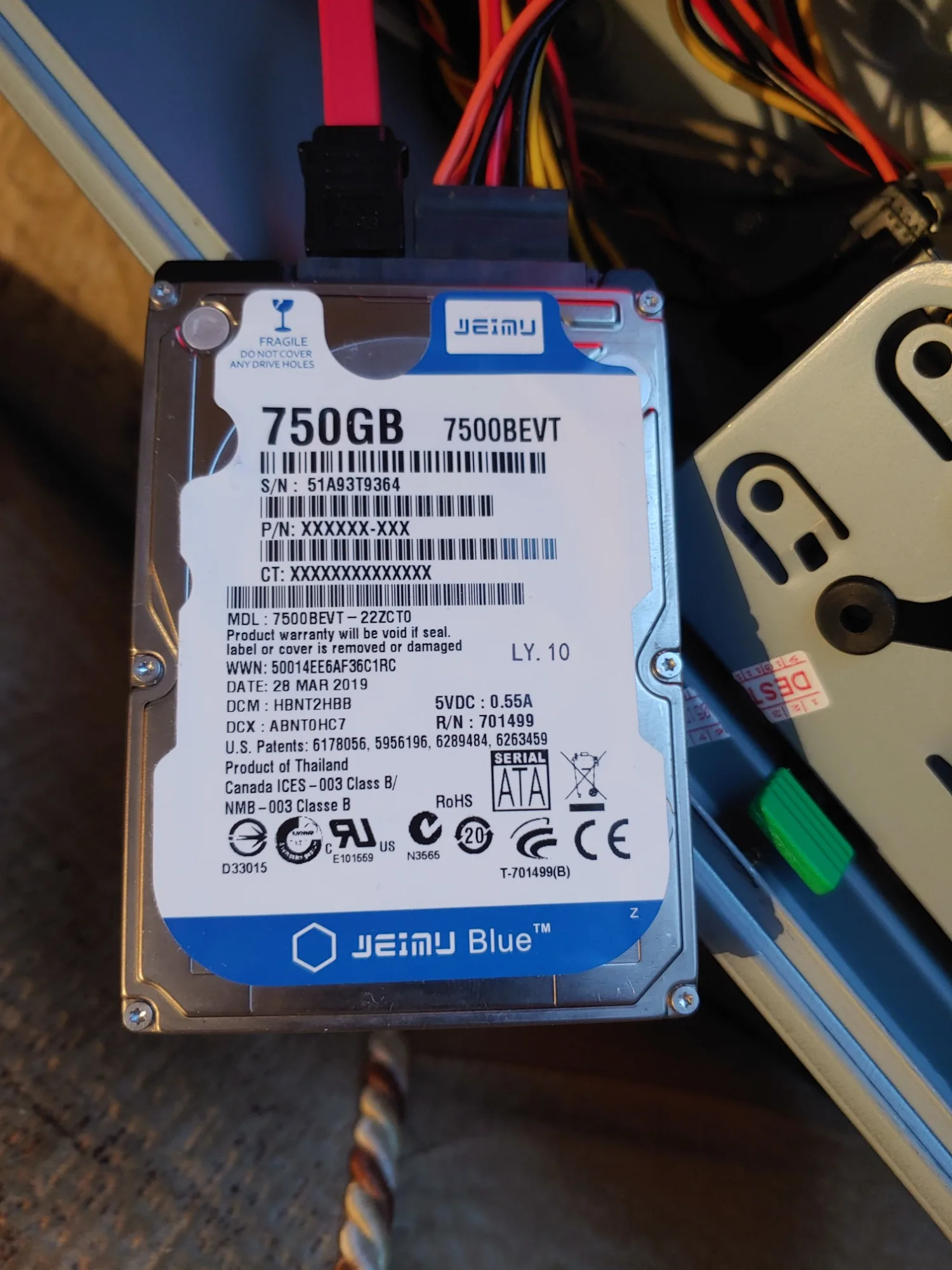 Внутренний жесткий диск SATA2 SATA3, 80 ГБ, 120 ГБ, 240 ГБ, 1 ТБ, 2 ТБ ...