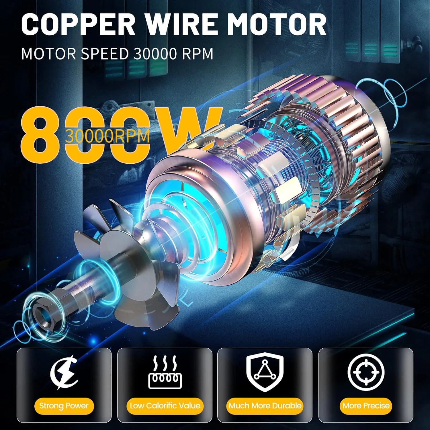 Wood trimmer in use shaping a wooden edge