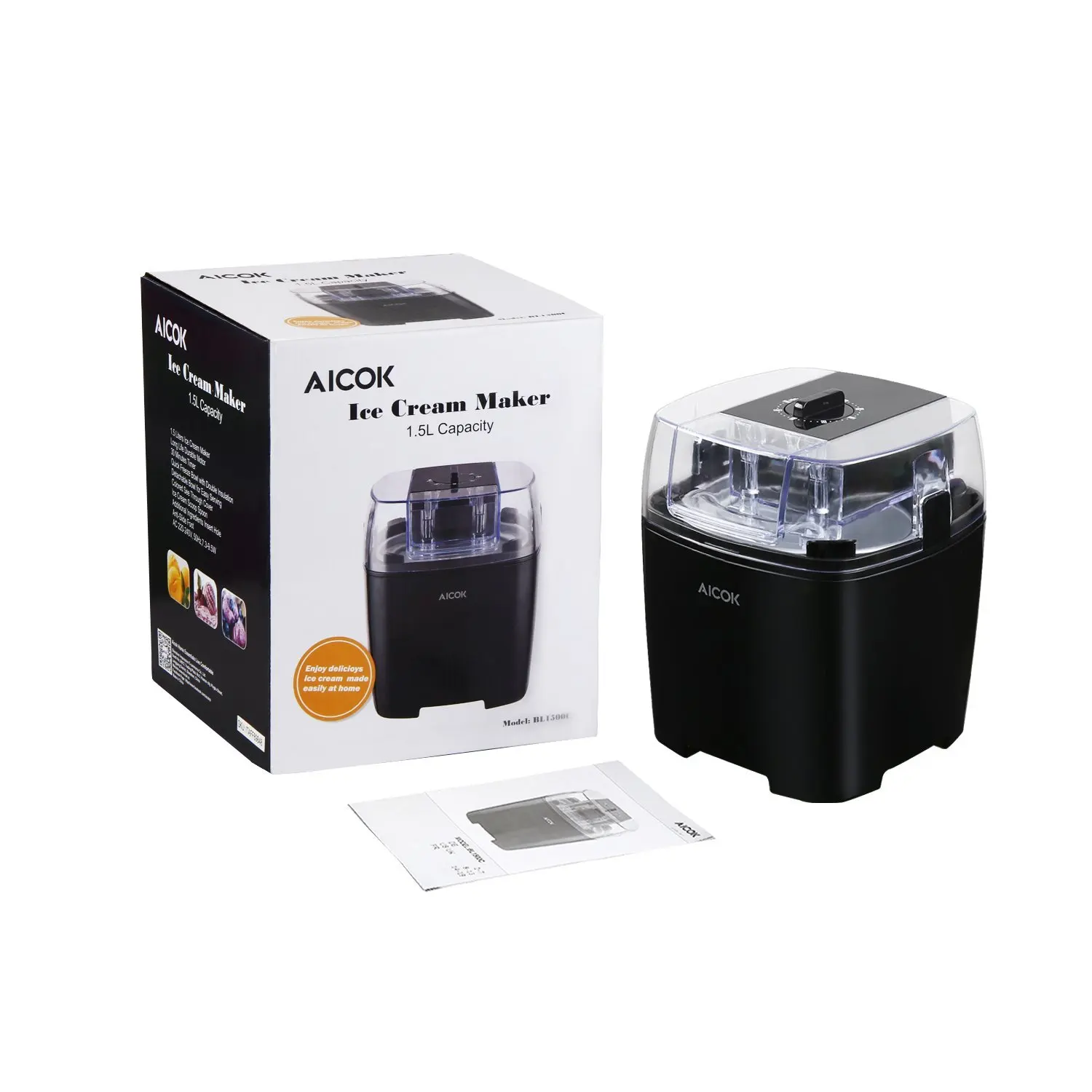aicok ice cream maker recipe book pdf