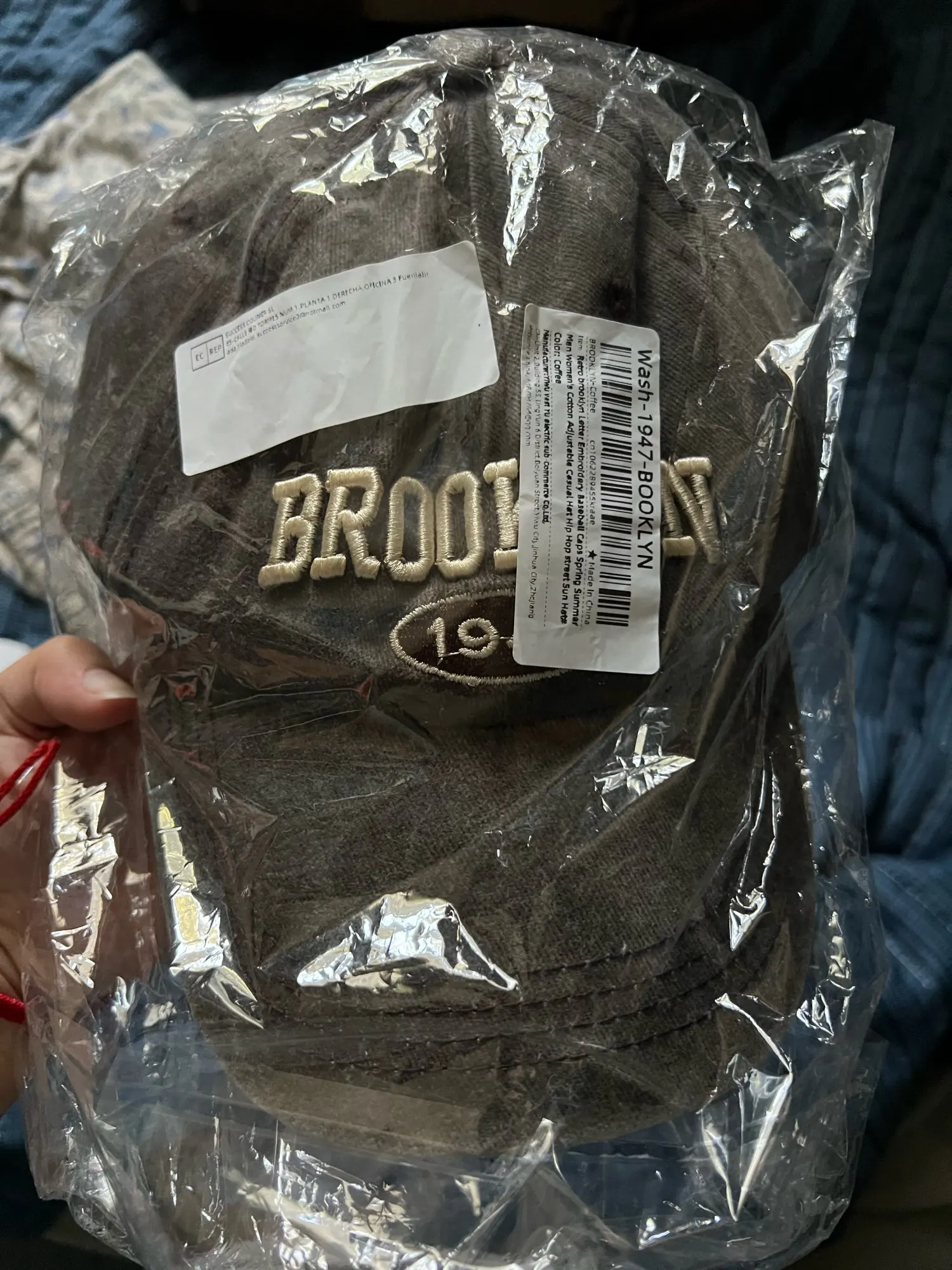 Casquette de baseball rétro Brooklyn – Broderie coton réglable, unisexe, style streetwear été photo review