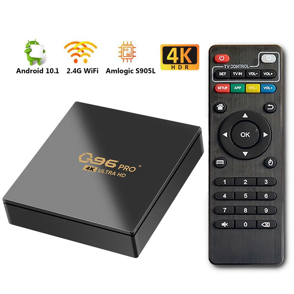 2022 New Q96 Max Smart Tv Box Android 11 Amlogic S905l Quad Core Quad