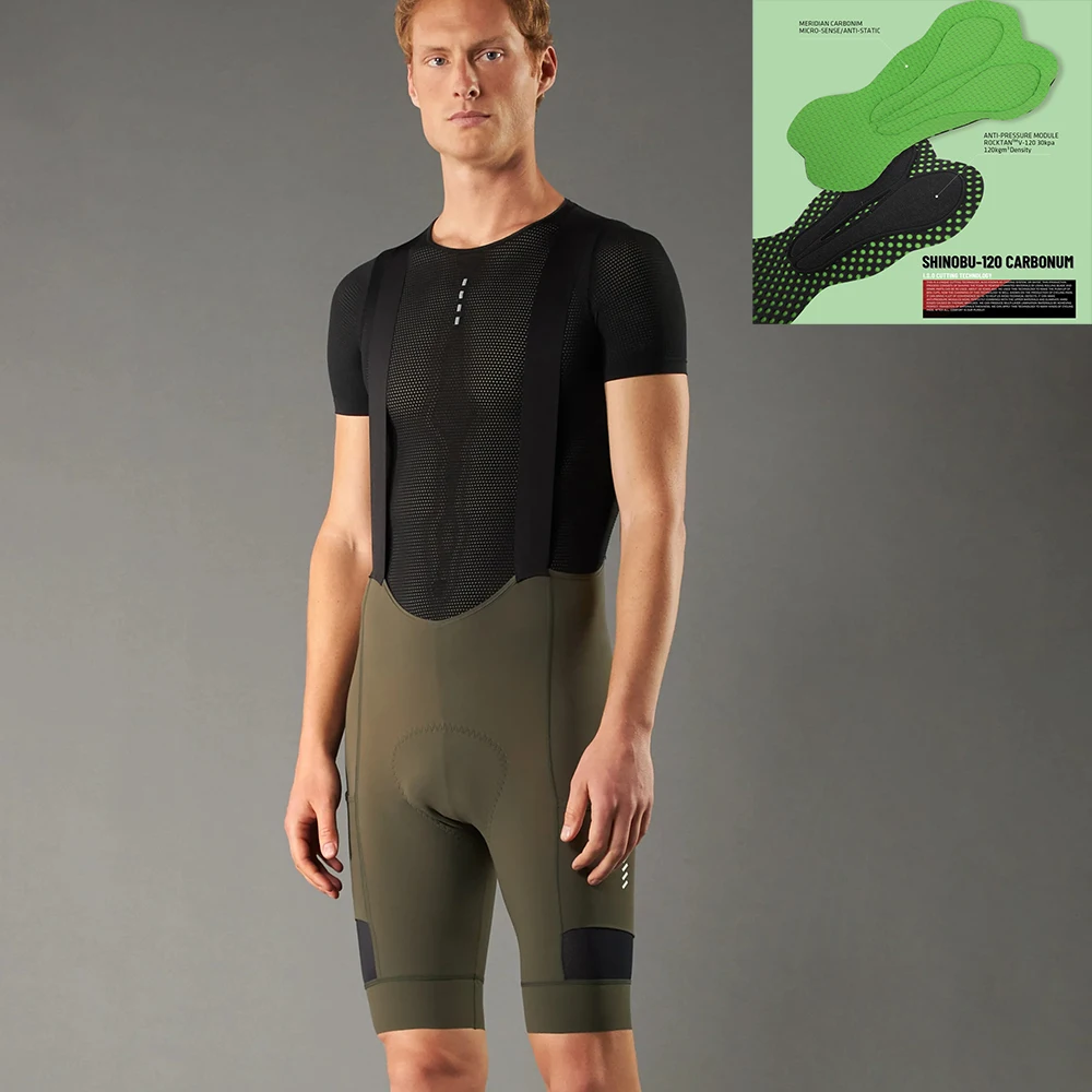 LA Passione Cycling Bib Shorts Men Breathable Pro Shockproof 3D Sponge